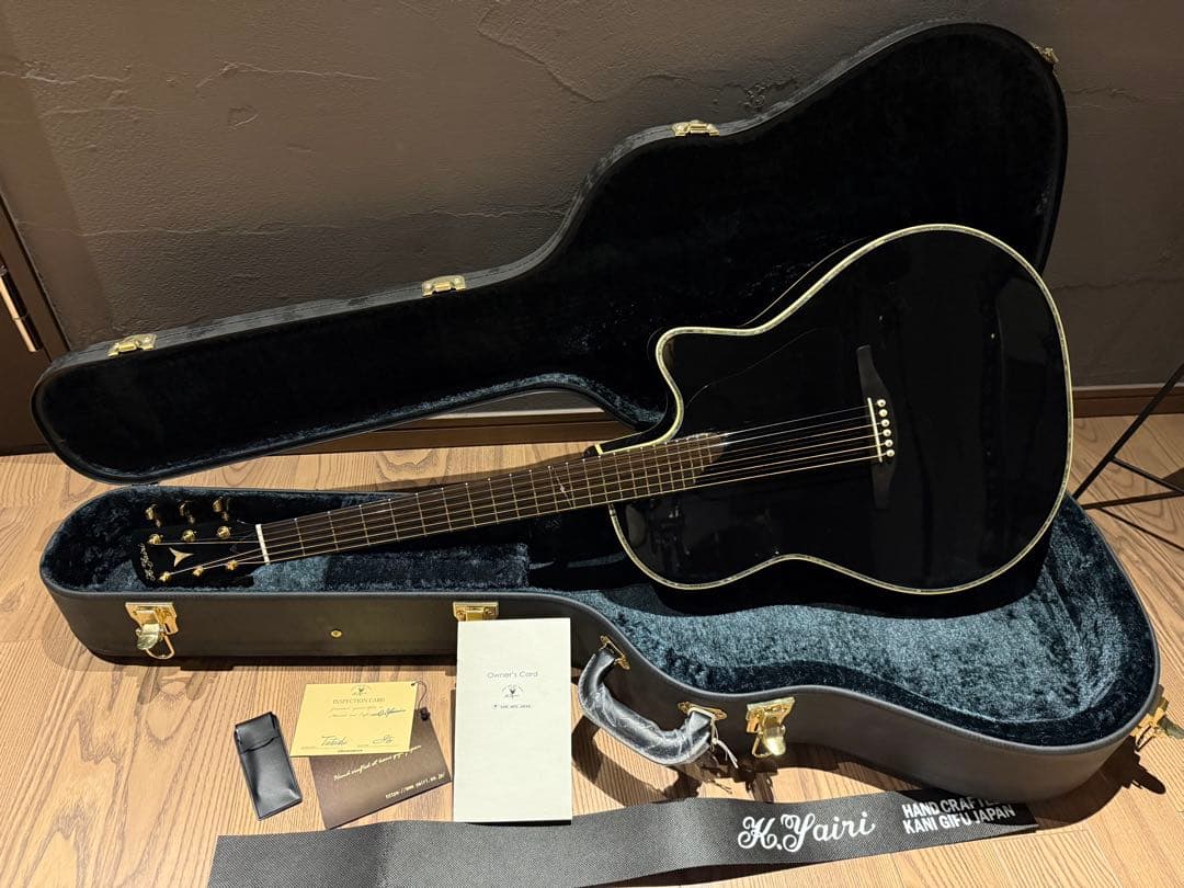 極美品 K.Yairi(ヤイリ)YD-88BK アコースティックギター