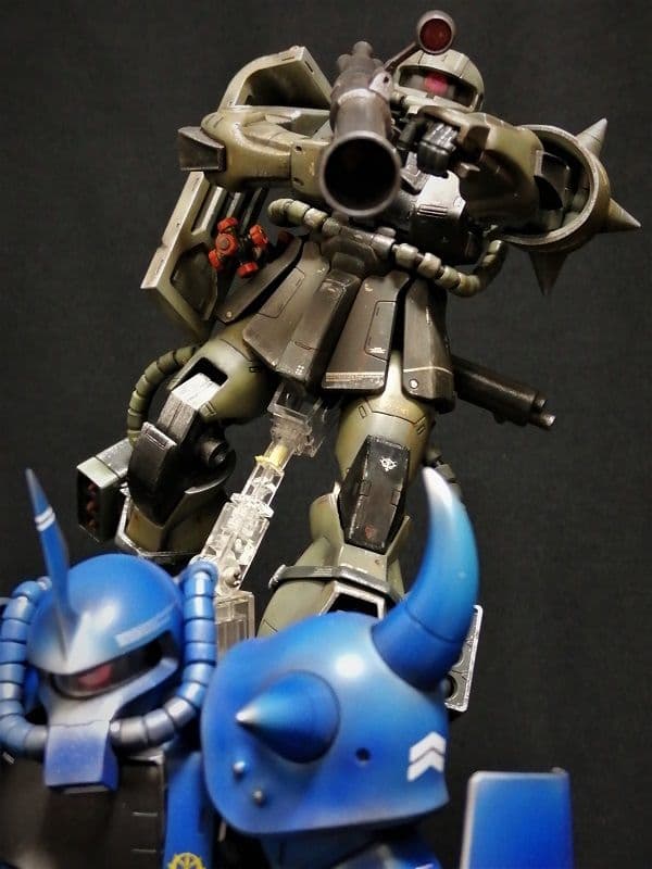 【これぞ歴戦のザク!!】MGフル塗装完成品！