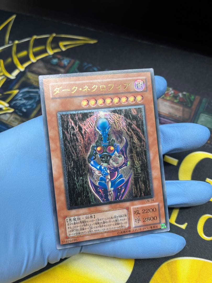 r*送様 遊戯王　ダークネクロフィア レリーフ　LN-14　③