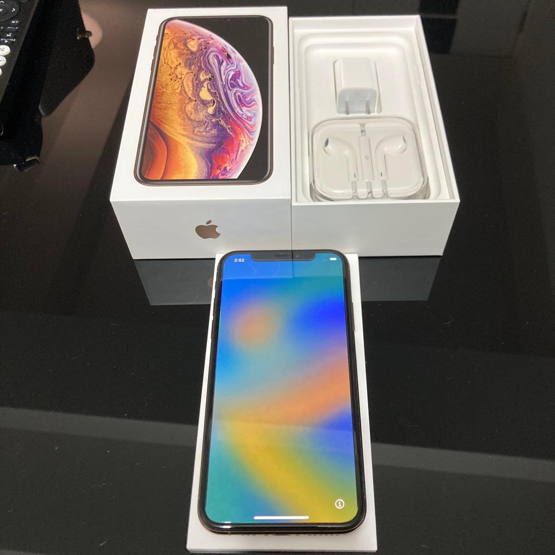 iPhone xs 256gb 本体 付属品有　バッテリー純正100%