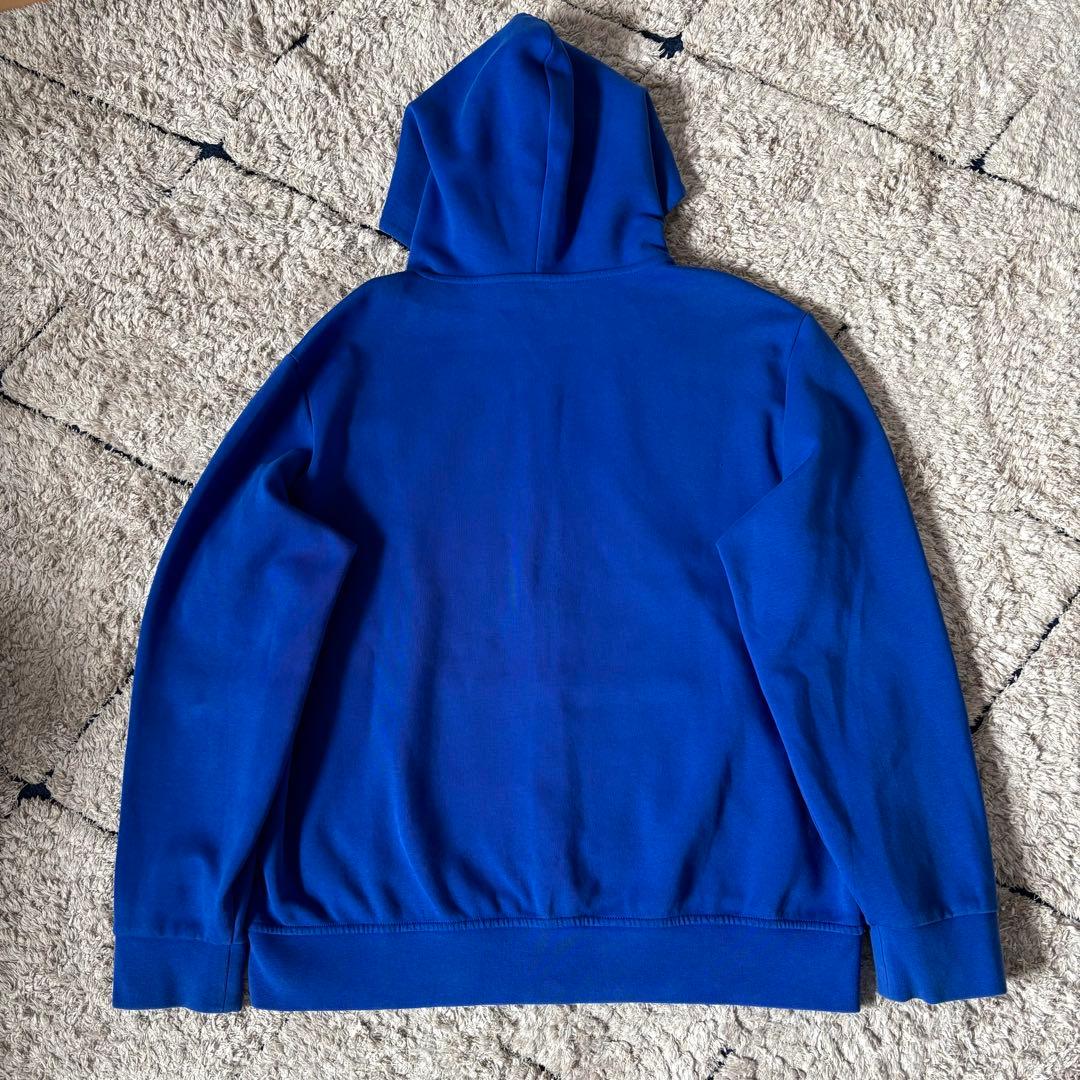 大谷様　ポロラルフローレン　パーカー　フード　ジップ　ポニー刺繍　青　ブルー