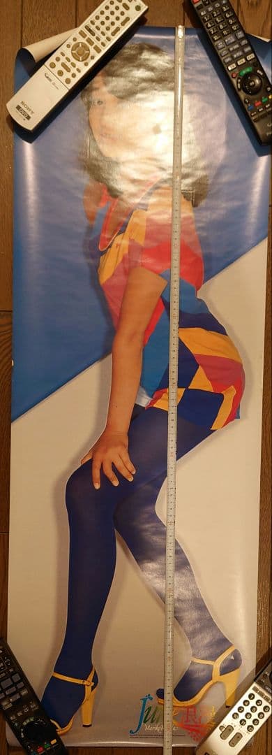 倉田まり子　『June浪漫』告知ポスター　ステッカーオマケ