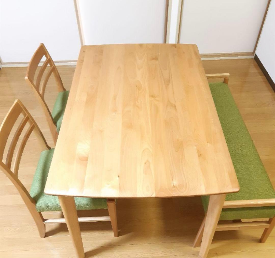 【2週間限定】　NITORI ニトリ ダイニングテーブルと椅子4脚セット