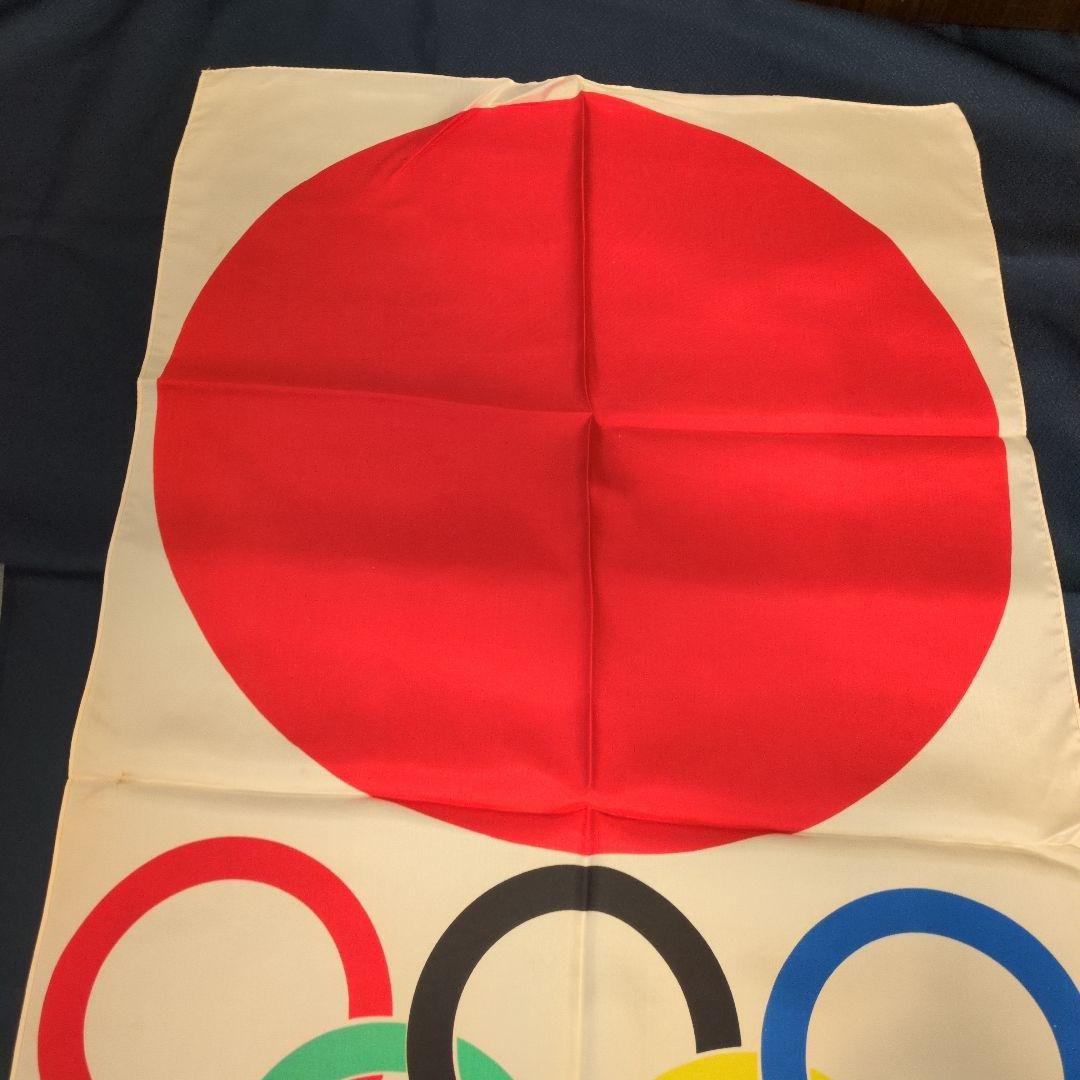 1964年東京オリンピックの旗(フラッグ) 当時物 亀倉雄策 超美品 レア 貴重