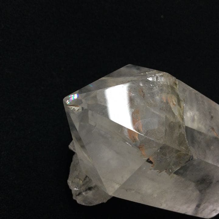 【神々の山、強力な浄化力】天然石 虹入りヒマラヤ水晶 六角柱