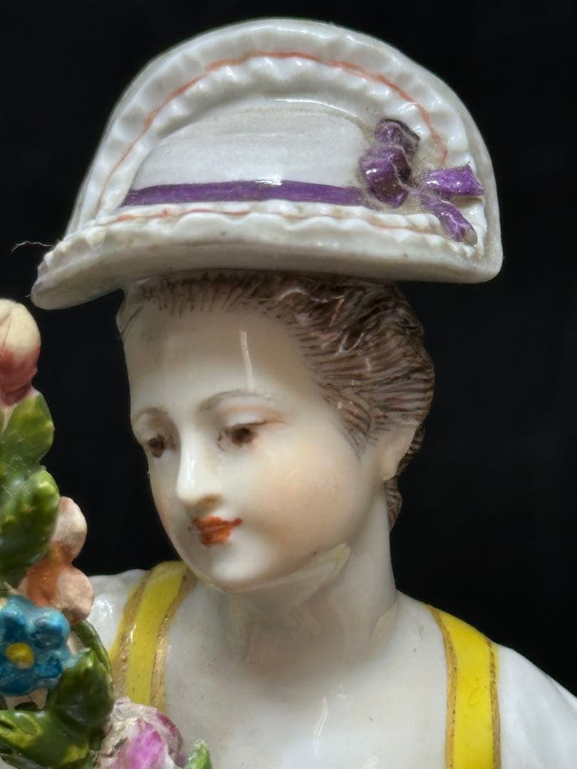 マイセン　ガーデナーの恋人たち　高さ17cm トエカ　東ゆ7-0317⭐︎2F