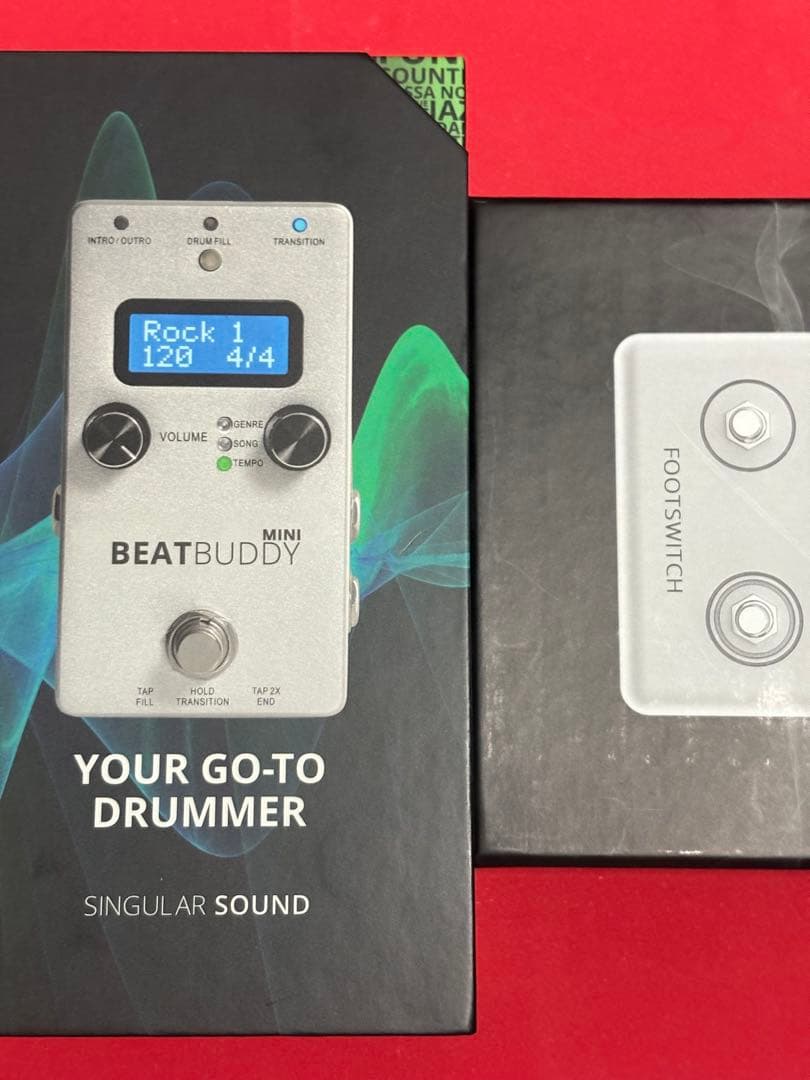 Beat Buddy Mini　と　純正フットスイッチ