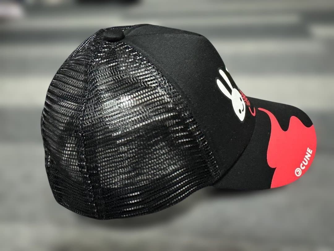 CUNE　メッシュ　キャップ　21S1 毛糸と猫