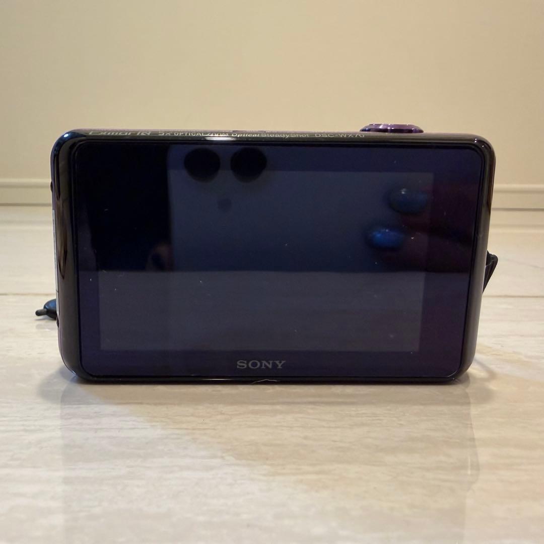 美品！SONY Cyber-shot パープルDSC-WX70 サイバーショット