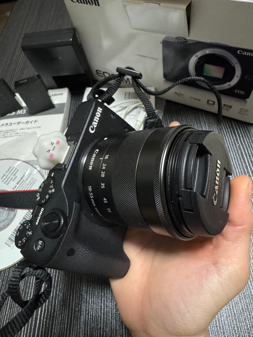 Canon EOS M3 ミラーレスカメラ 18-55mm