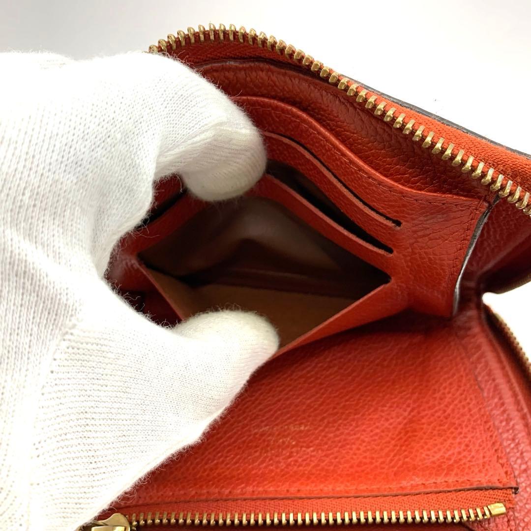 ルイヴィトン アンプラント ジッピーウォレット ラウンドファスナー 折り財布 革