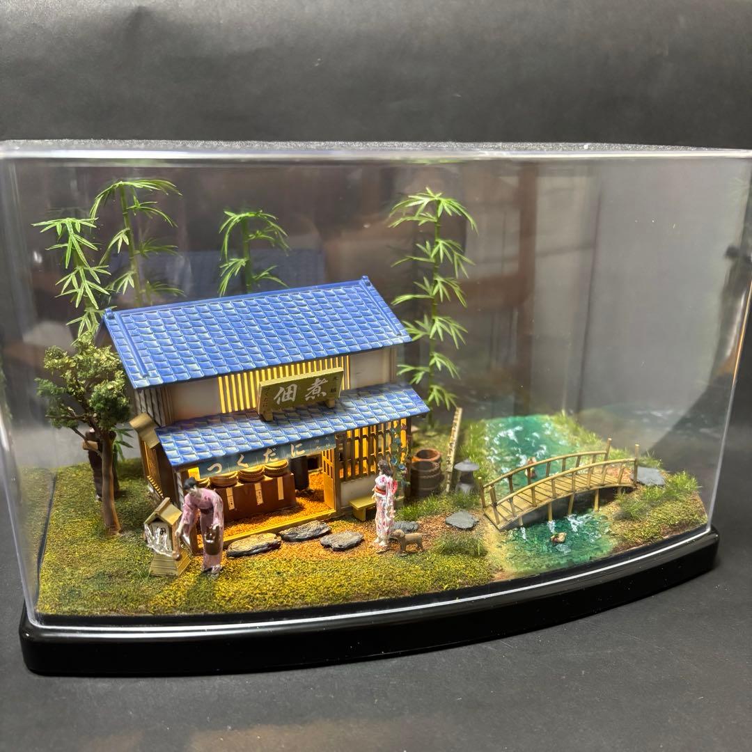 マイクロエース　佃煮屋　風物詩　完成品　ジオラマ