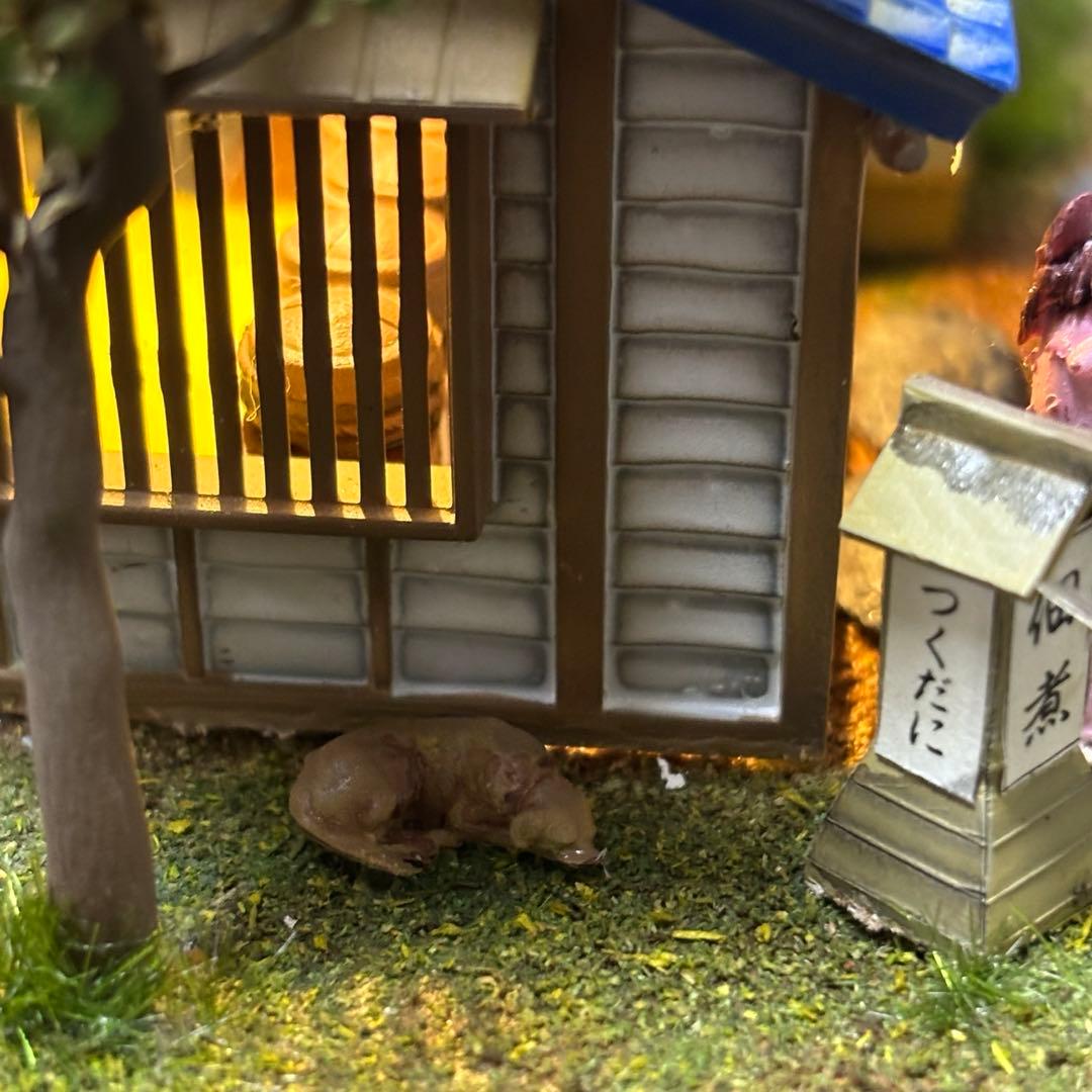 マイクロエース　佃煮屋　風物詩　完成品　ジオラマ