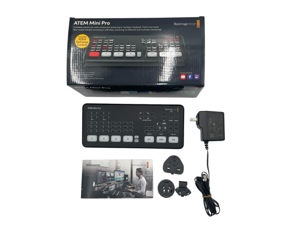 ATEM Mini Pro ストリーミングスイッチャー ブラックマジックデザイン