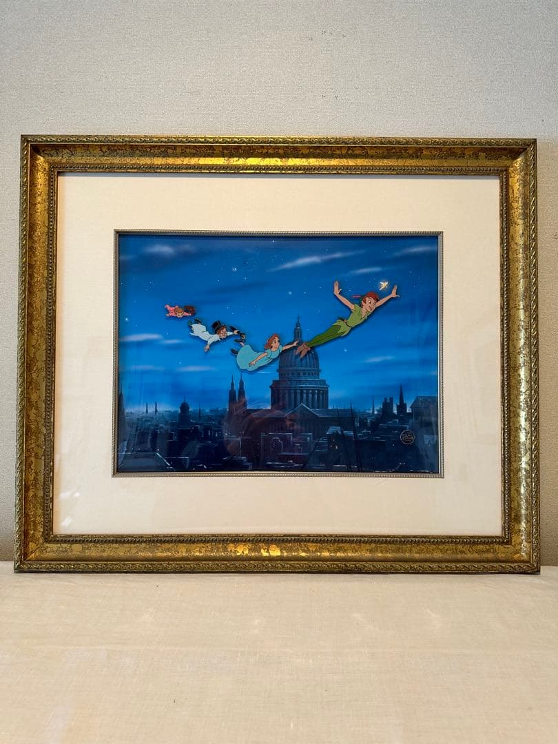 u*6様 ピーターパン 「フライング オーバー ロンドン」 セル画　限定５００枚