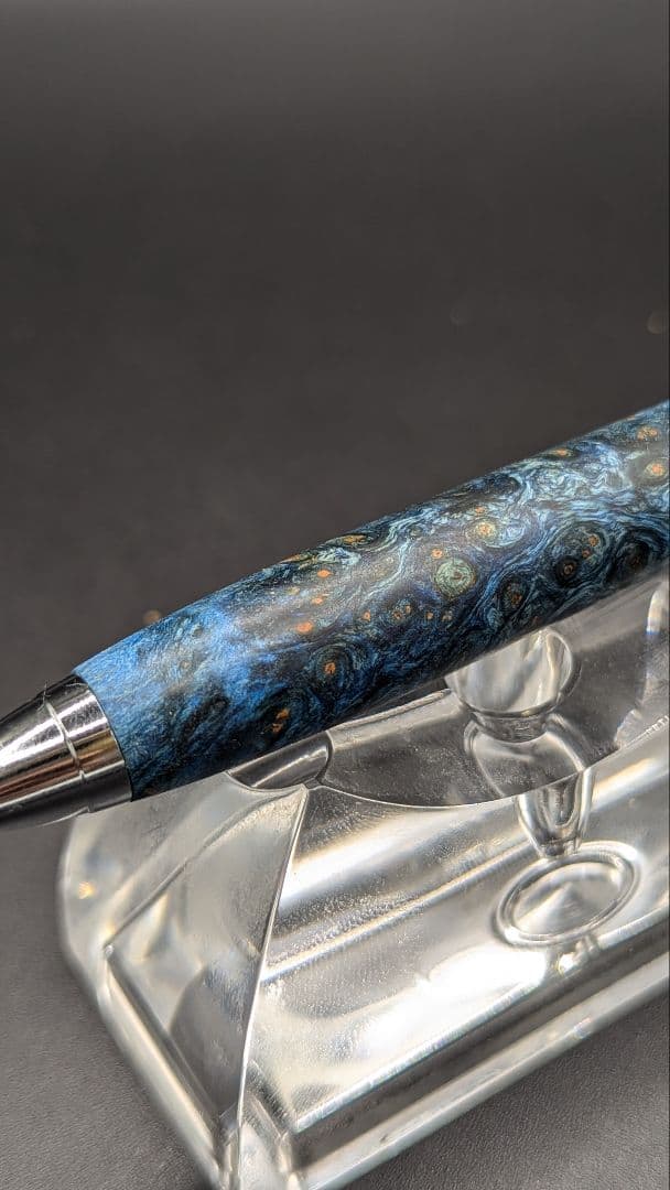 320ペン工房翌檜　スタビライズドウッドバーチバール　木軸シャーペン　ボールペン