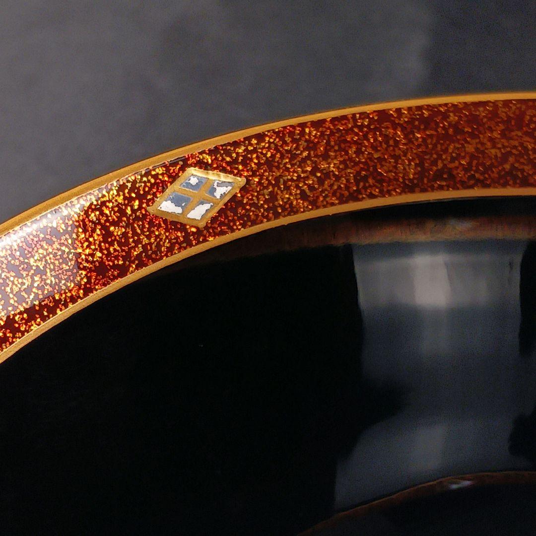 専用Y3112-3 懐石道具 漆器 金彩 金梨地 煮物椀 7客 共箱