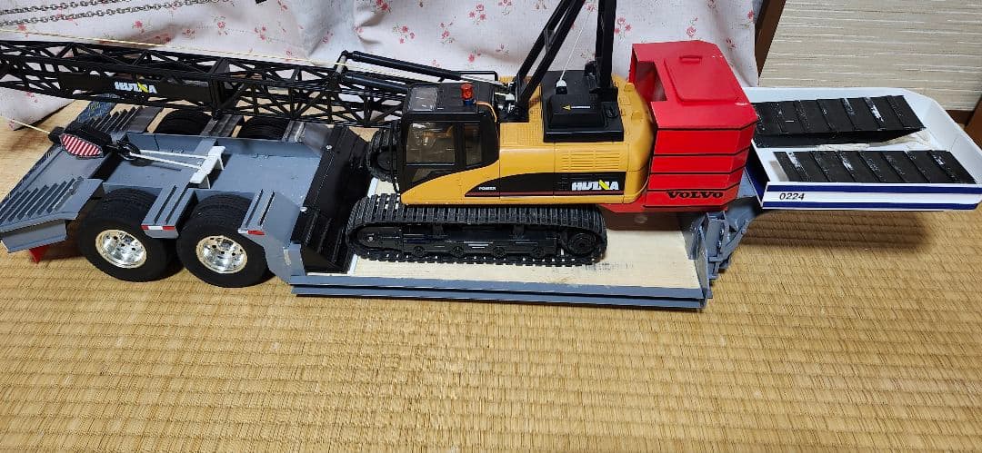 ラジコン　 タミヤ1/14　スカニア　重トレーラー