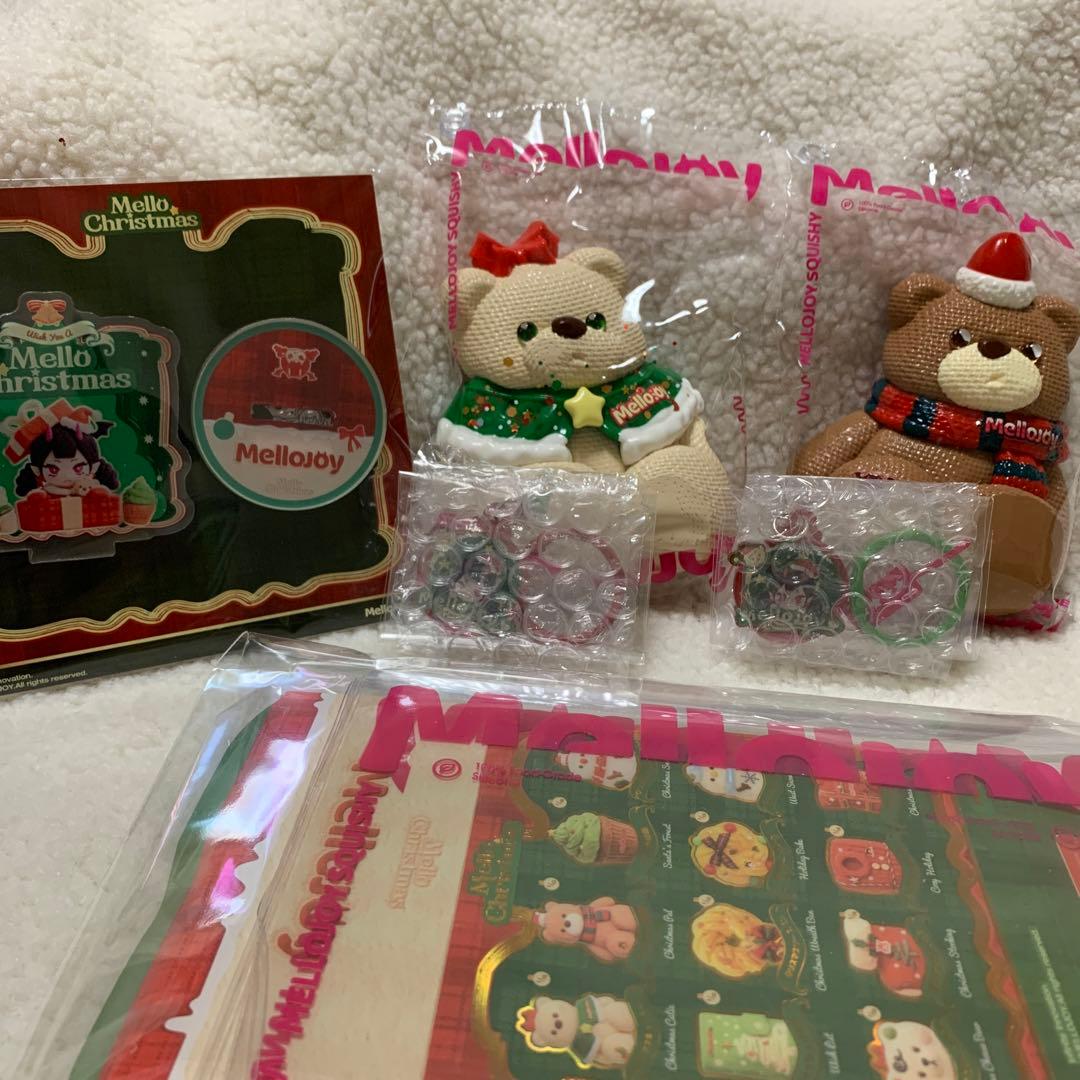 メロジョイ　mellojoy クリスマスベア　カップル　アクスタ