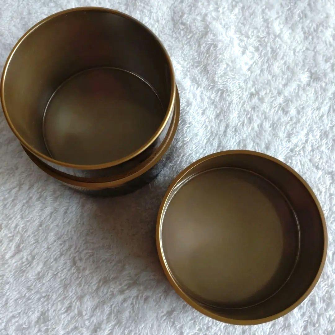 薄器　鶴蒔絵　中次　岩倉隆斎　山中塗　共箱　無傷
