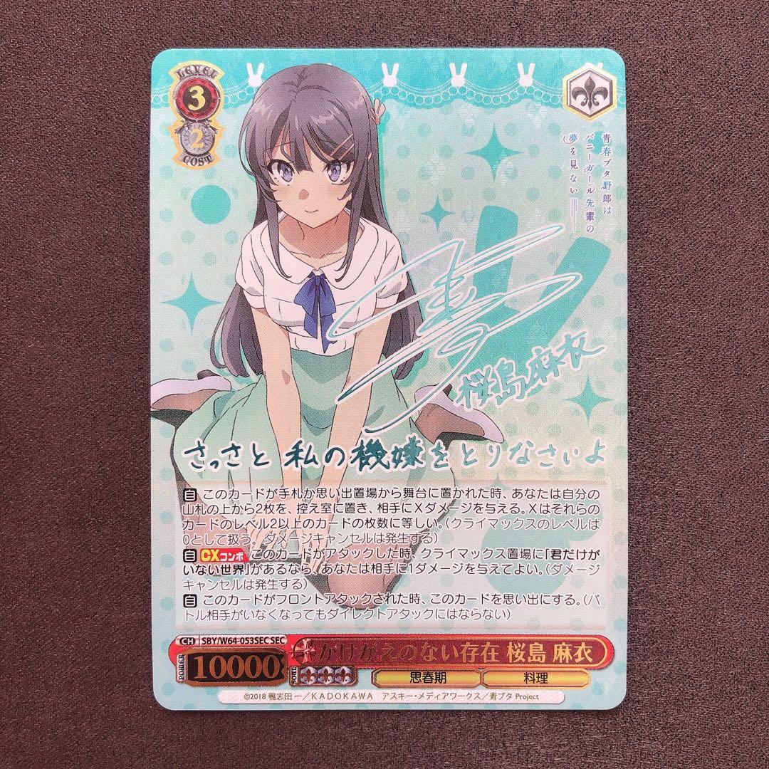 桜島麻衣 かけがえのない存在 SEC サイン シークレット sn214