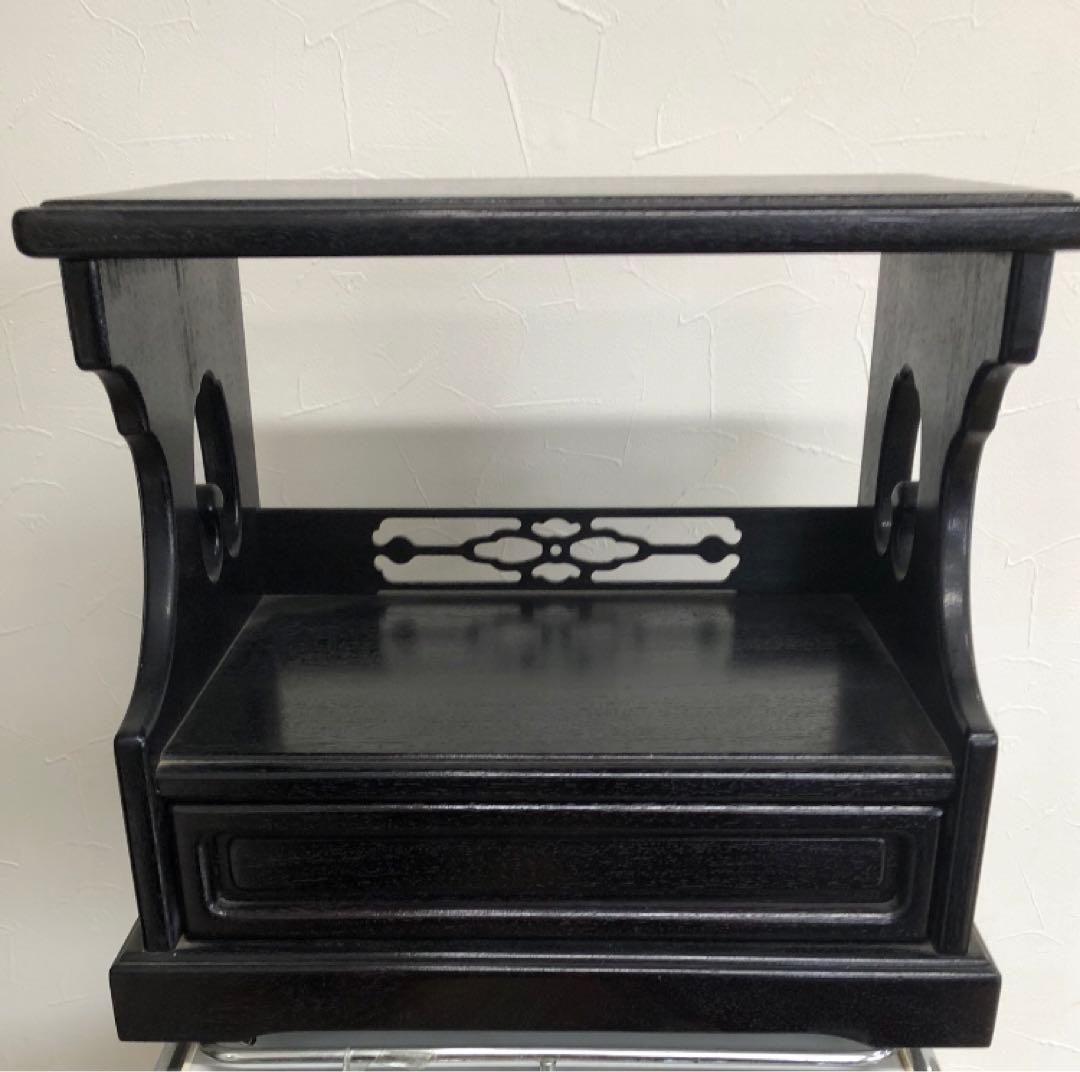 カリモク製 紫檀 黒檀 置床 花台