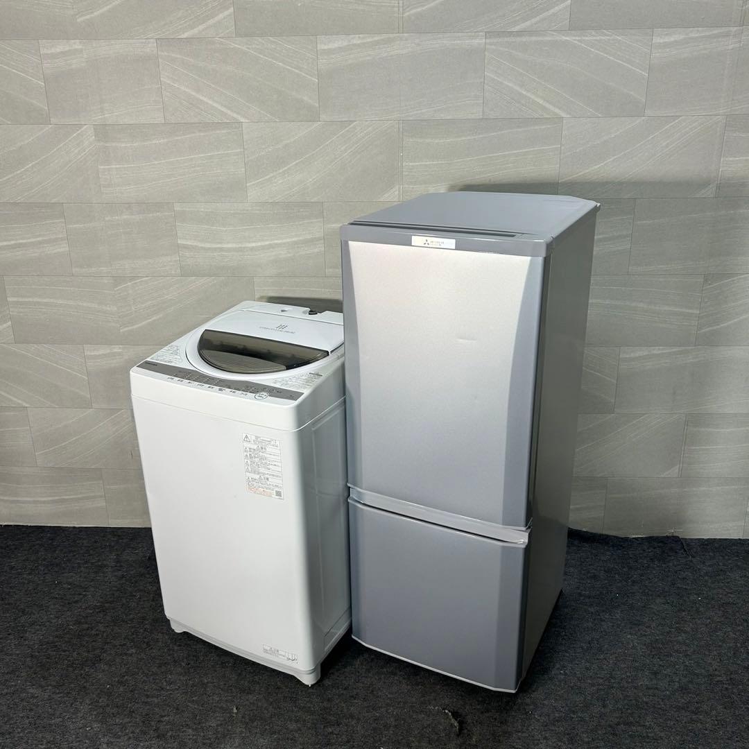 生活家電2点セット 冷蔵庫 洗濯機 お買い得 高年式 格安セット d3939
