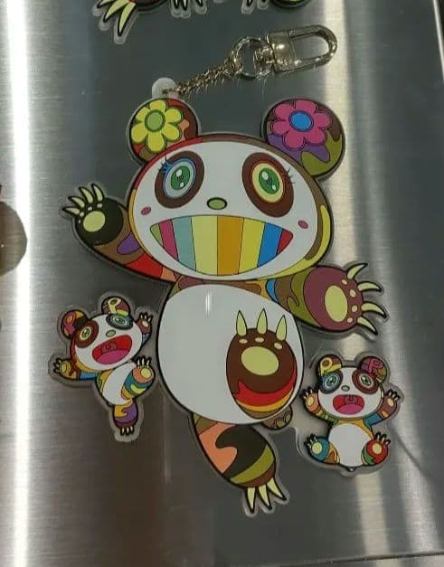 新作★２種セット★　村上隆　パンダ　ラバーキーリング　カイカイキキ