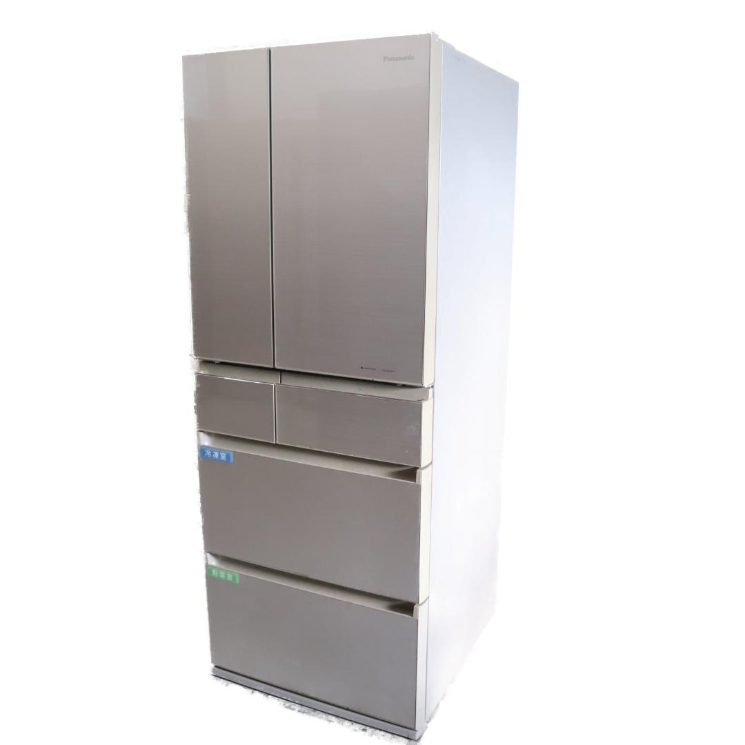 Panasonic NR-SPF455X-N 大型冷蔵庫 ガラス 両開き B67