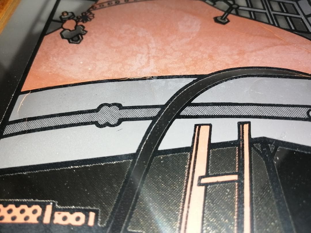 パブミラー「ニッカウヰスキー余市蒸溜釜」原画　奥山義八郎