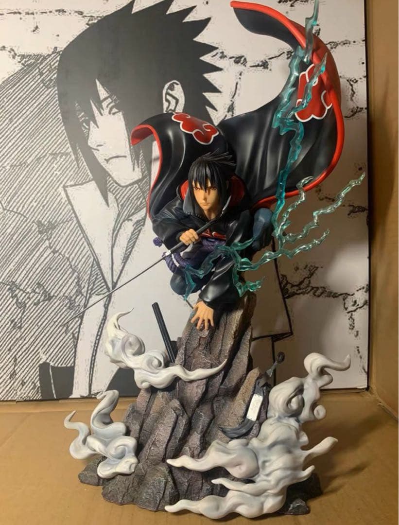 NARUTO ナルト うちはサスケ ガレージキット ガレキ スタチュー②③