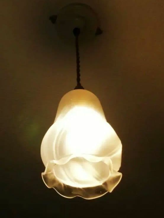 フランスのガラスシェード アンティーク