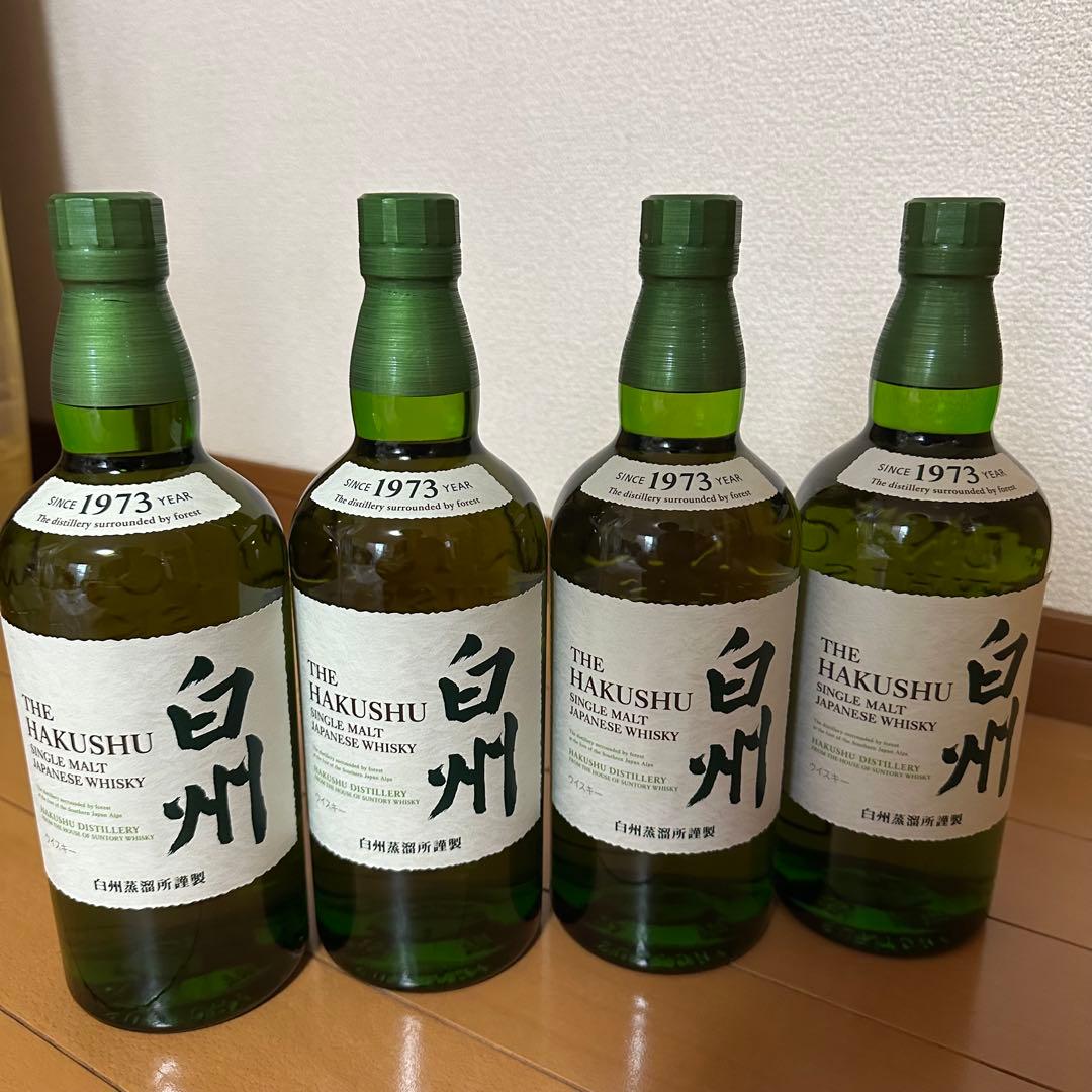 サントリー ウイスキー 白州 シングルモルトウイスキー 700ml 4本セット