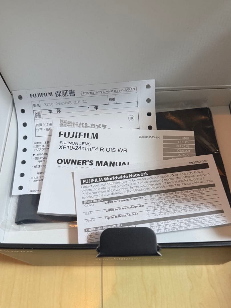 レンズ(ズーム) fujifilm XF10-24mmF4 R OIS WR