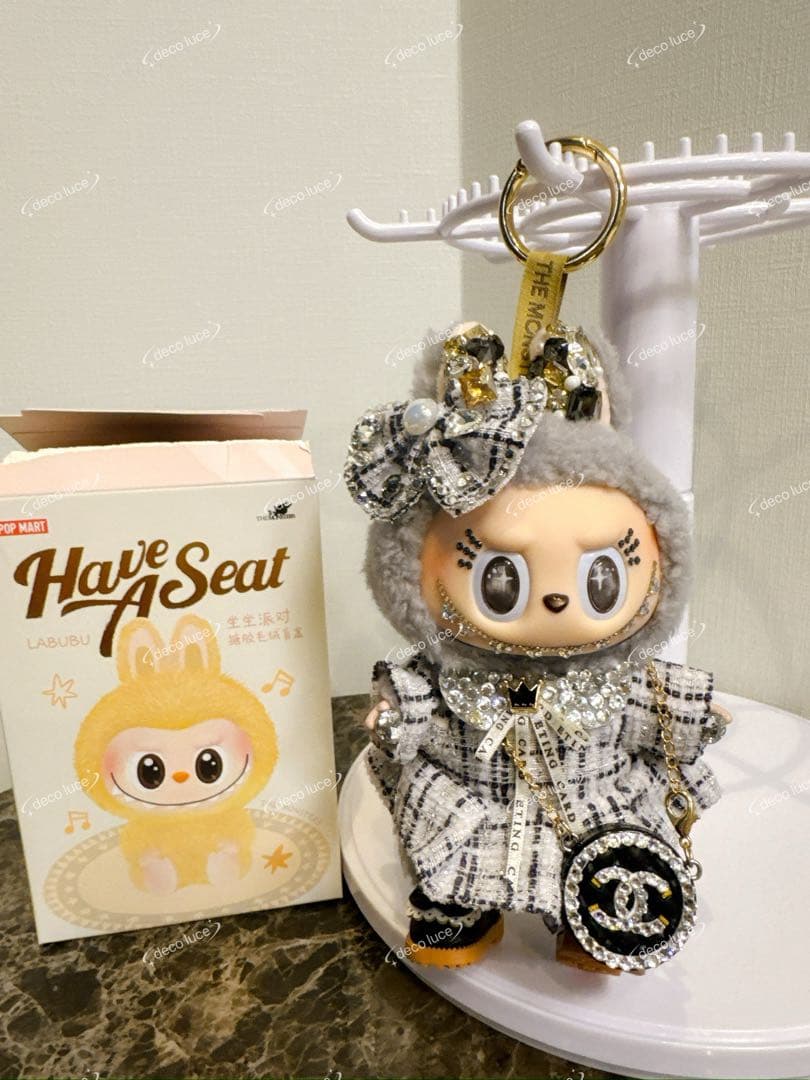 デコレーション ラブブ マカロン セサミ Macaron Sesame Bean