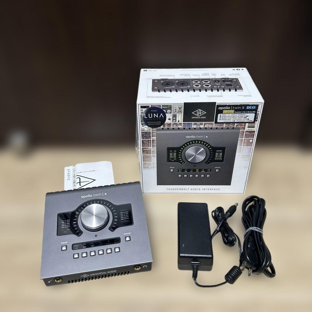 DTM・DAW Apollo twin X Duo heritage Edition