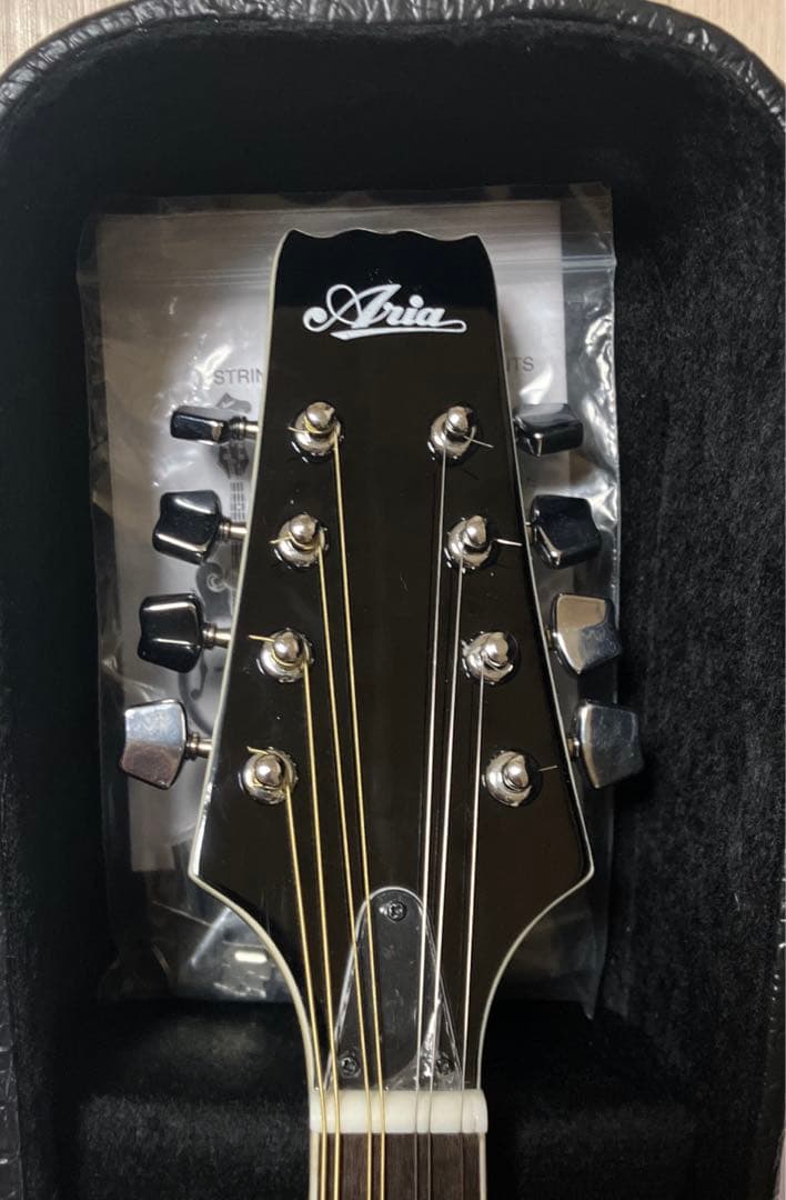 極美品 Aria AM-20 フラットマンドリン サンバースト ケース付き