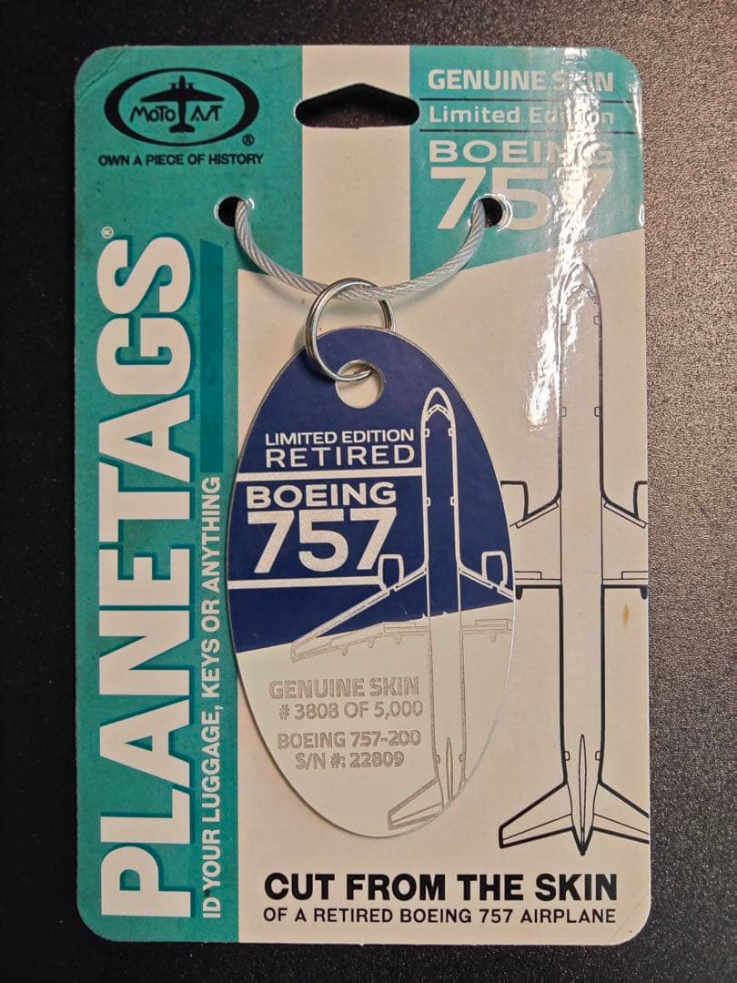 デルタ航空 Planetags B757 コンビ色