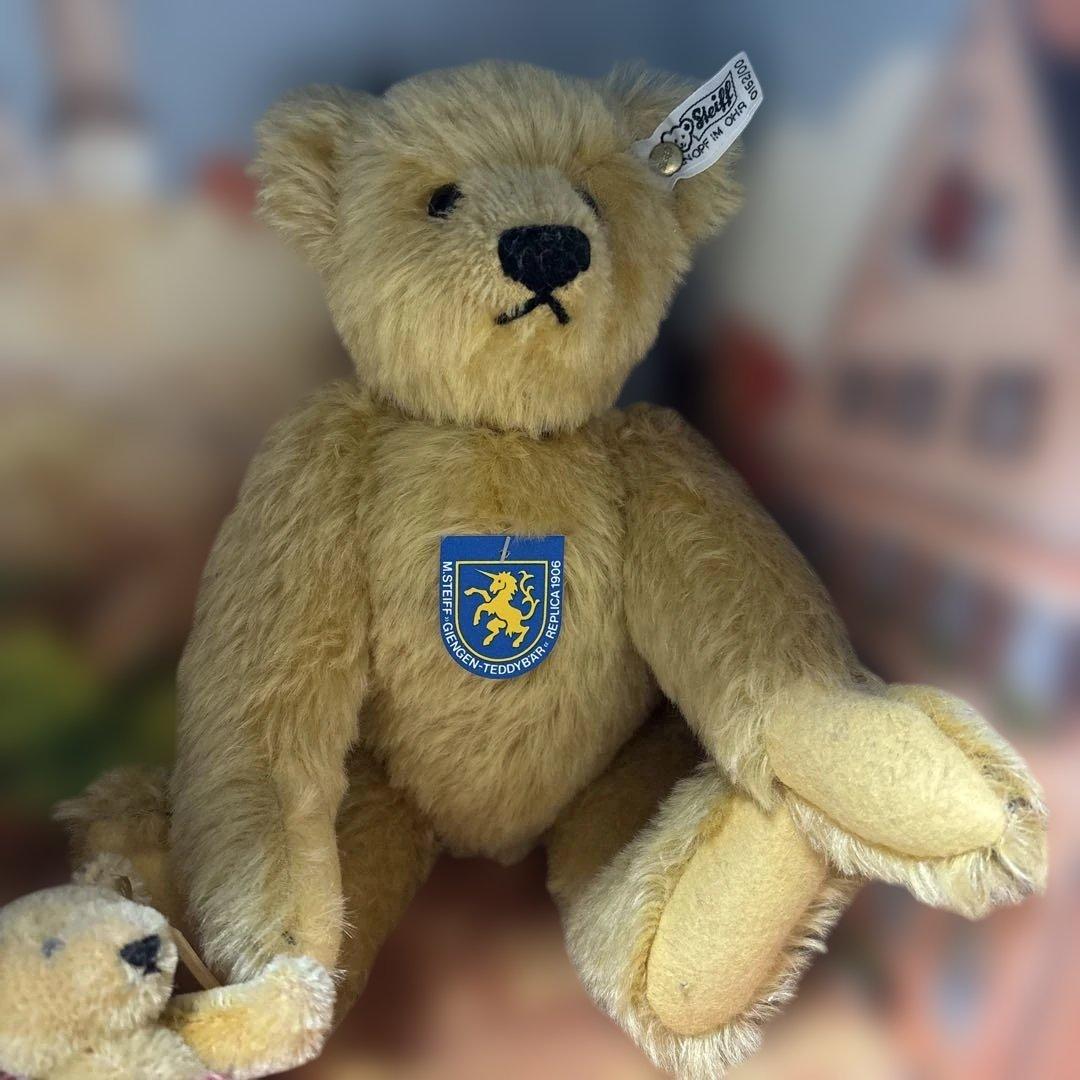Steiff テディベア Giengenエンブレム付き 約30cm