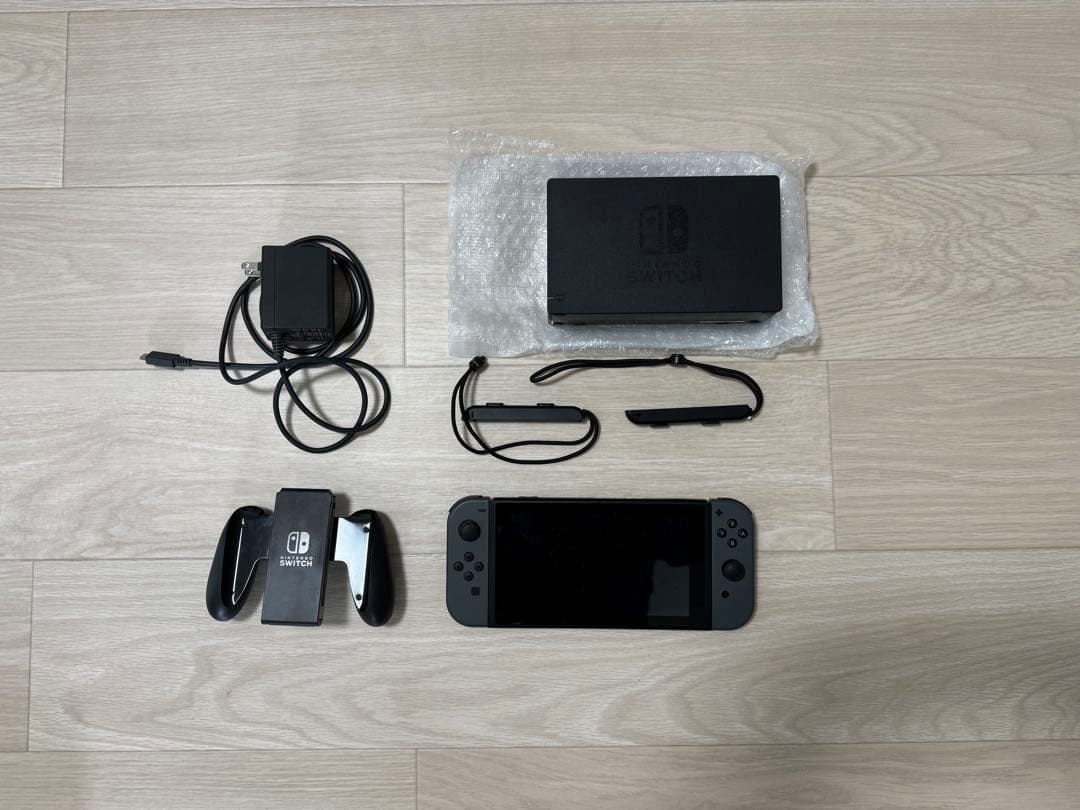 Nintendo Switch グレー 本体 ACアダプター付き