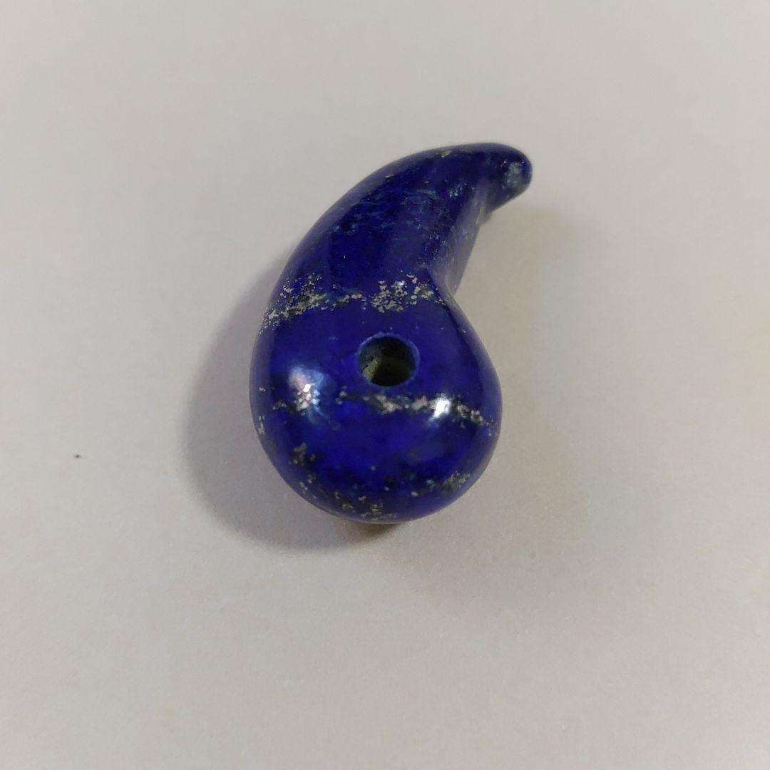 ペンダント.勾玉.ラピスラズリ.中古品.2点