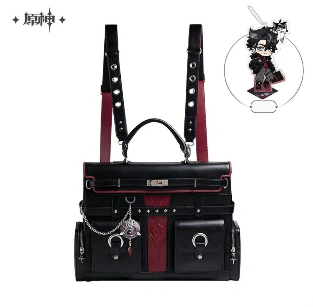 リオセスリ 原神 鞄 公式正規品 リュック リュック アクキー 特典 箱あり
