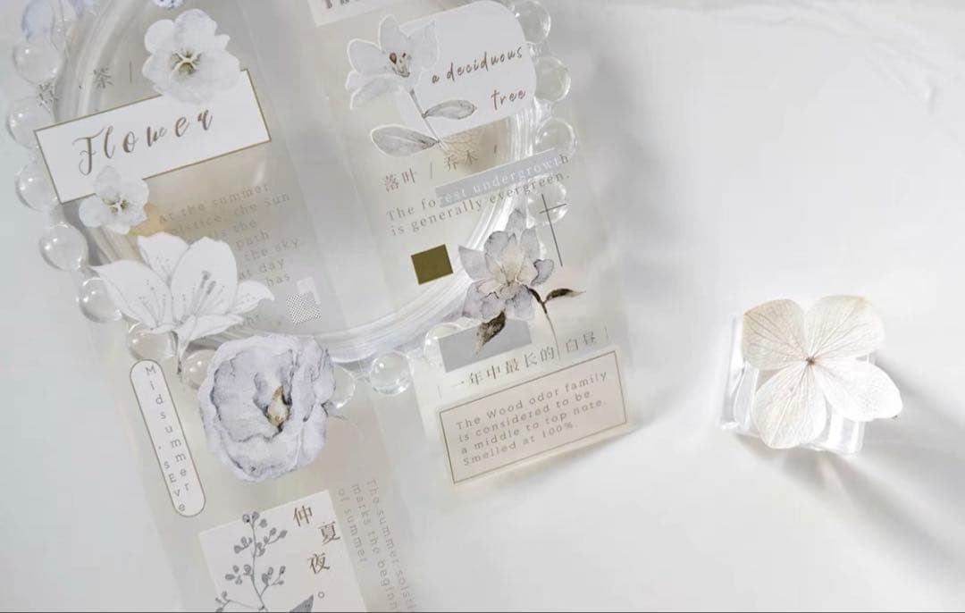 ⭐️SALE⭐️ 雀斑茶《蝉时雨》海外マスキングテープ　マステ 【1338】