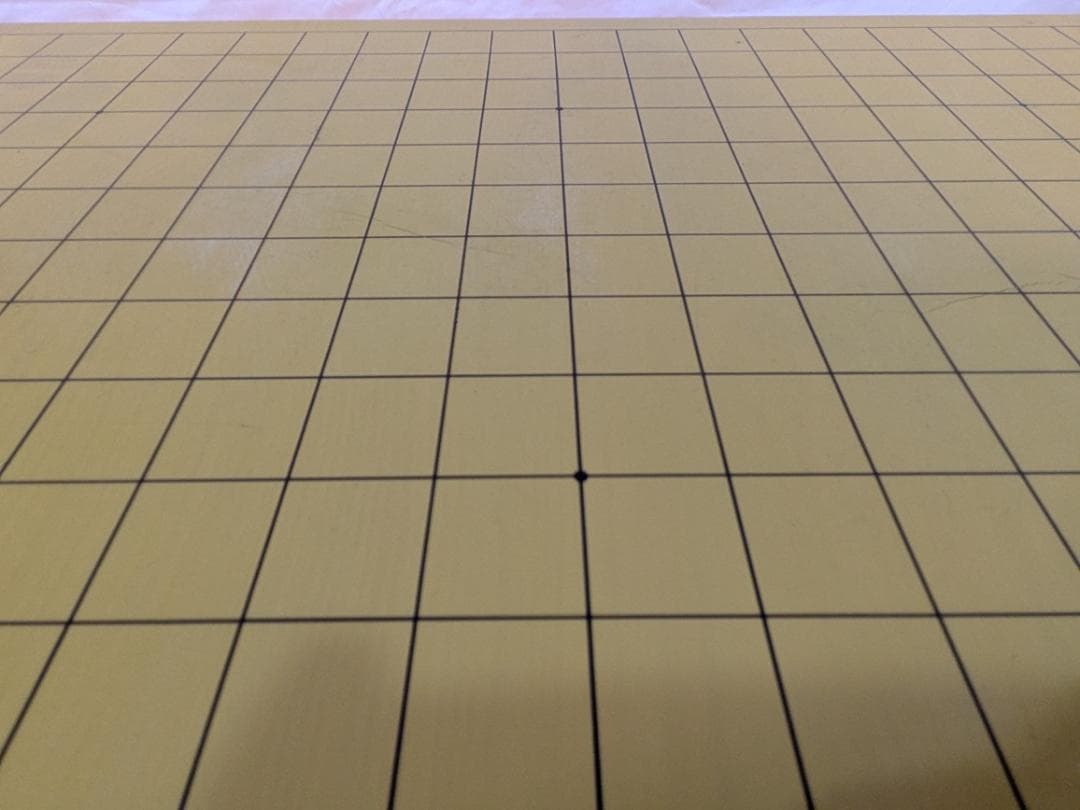 本榧（ほんかや）碁盤　3.8寸　布カバー／盤覆い付き