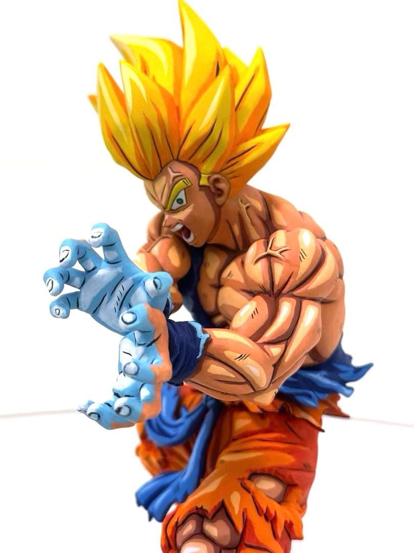 ドラゴンボール リペイント 二次元彩色 孫悟空 超サイヤ人 かめはめ波 アニメ塗