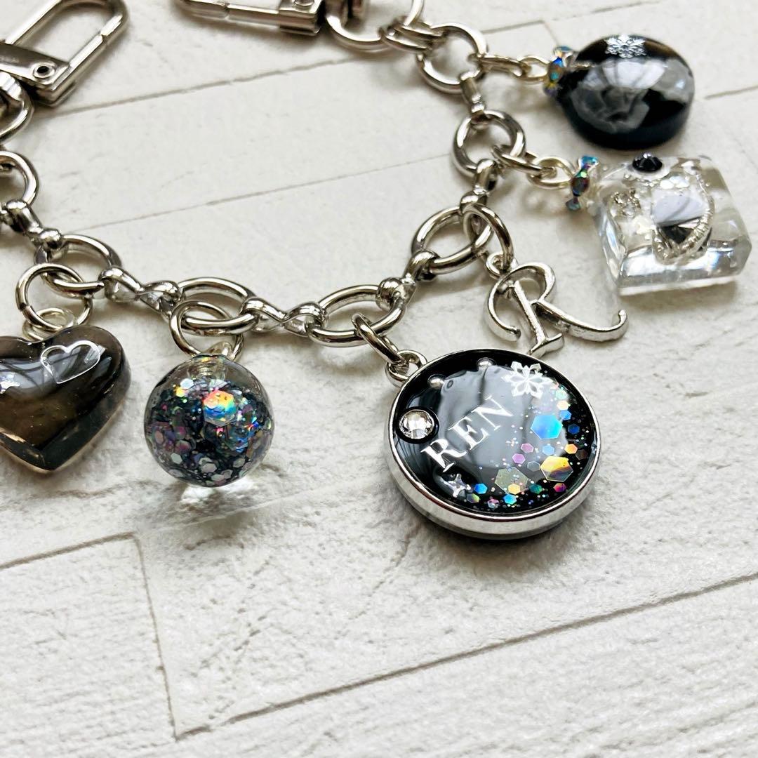 メロちゃんページ　名入れチャーム　レジンキーホルダー 5点