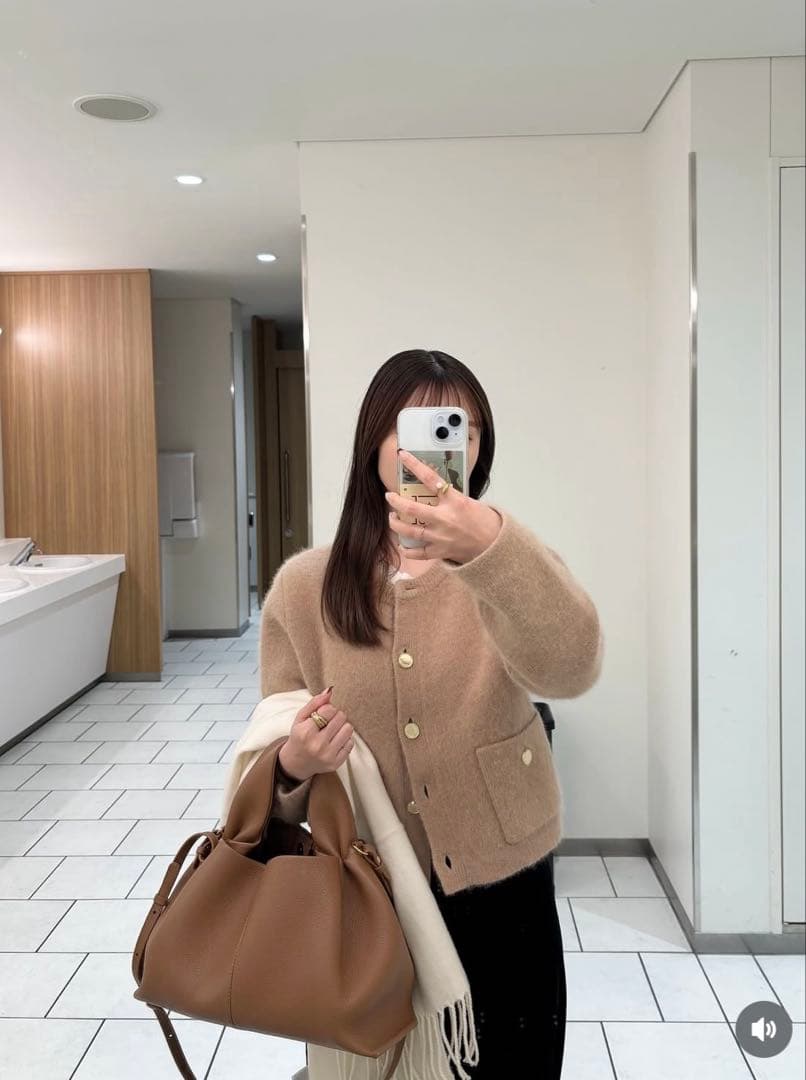 POLENE Numéro Neuf エディション キャメル テクスチャード