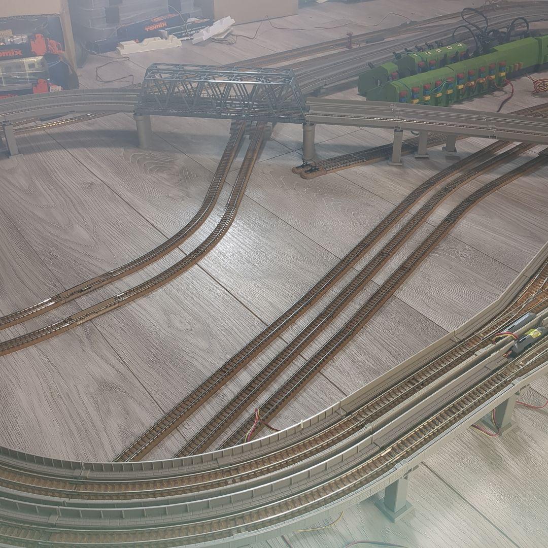 TOMIX　複線高架駅　立体交差　引込線込みレールセット