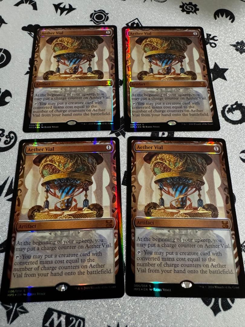 4枚セット 霊気の薬瓶 マスターピース FOIL 部分光沢