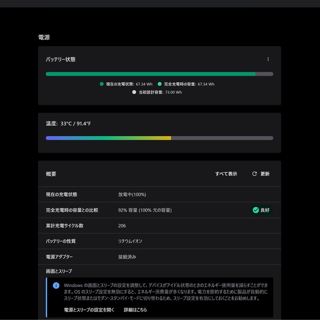 山*じ様 Yoga Pro 7i Gen 8 /16GB/RTX3050 バッテ